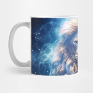 Lion Wild Animal Majestic Wilderness Surrealist Mug